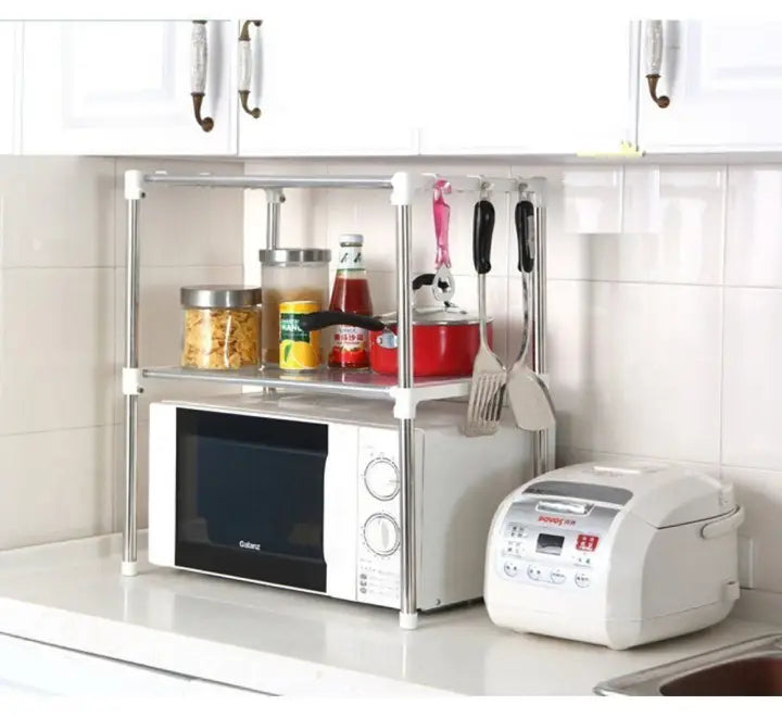 Multi-Functional Telescopic Storage Rack (2-Tier)