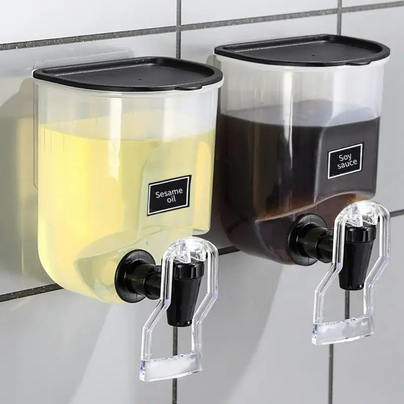 ClearView Wall-Mounted Dispenser for Kitchen & Bathroom 800ML