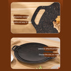 Multi-Griddle Tawa Iron Plate – Korean-Style Barbecue Grill (30cm) - My Store