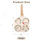 4-Hole Non-Stick Breakfast Pan – Heart & Star Design - My Store