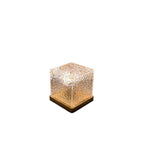 Night Light Flame Crystal Lamp