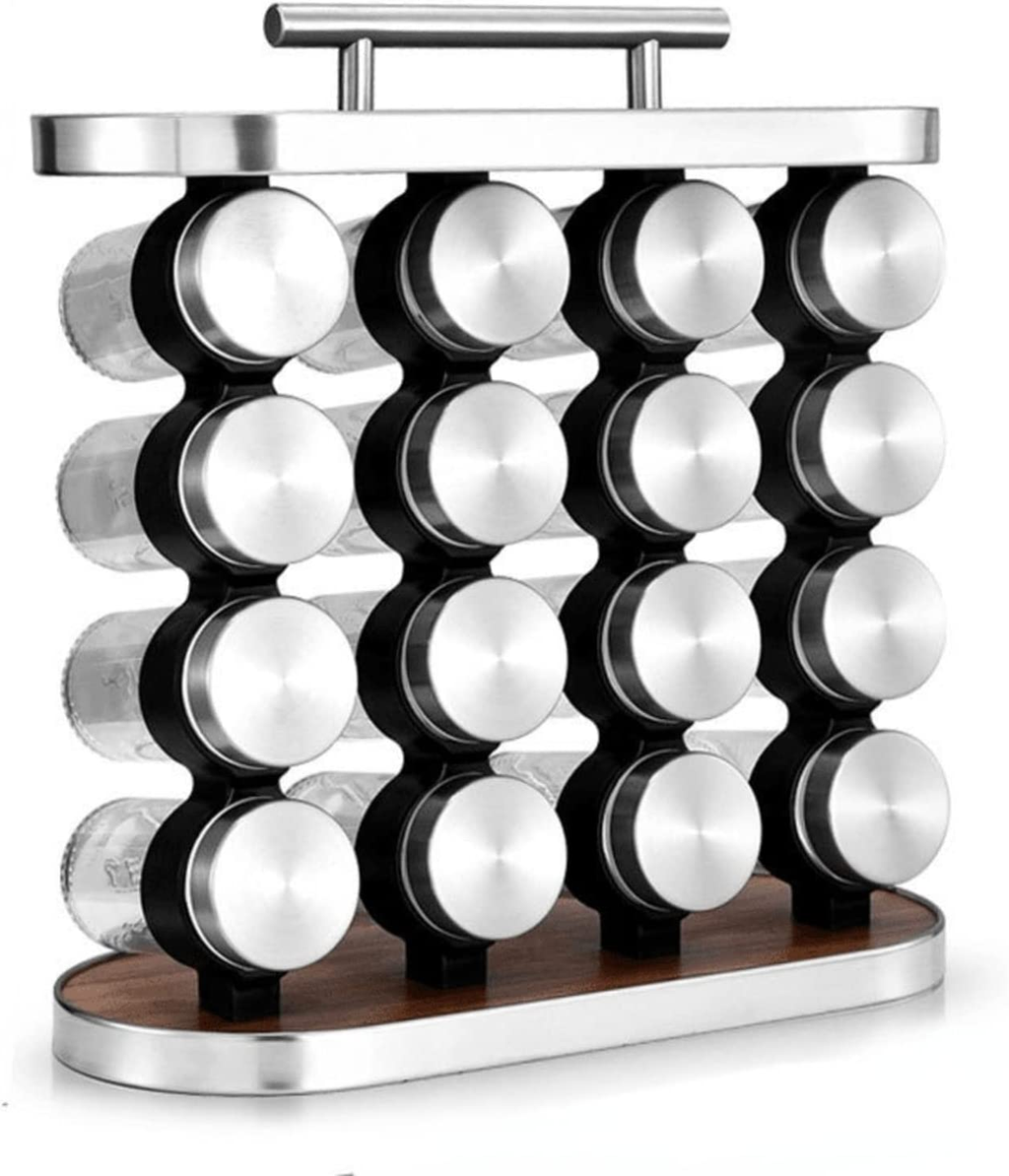 Premium Vertical Spice Rack Organizer (12-Jar / 16-Jar Set)
