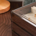 3-Drawer Wooden & Acrylic Jewelry Organizer