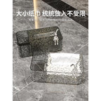 Elegant Ice Crystal Acrylic Tissue Box & Organizer