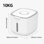 10KG One-Key Sealed Rice Dispenser & Storage Container