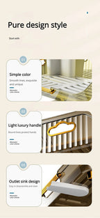Acrylic Luxury Dish Drain Rack - My Store