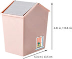 House-Shaped Desktop Trash Can with Swing Lid - My Store