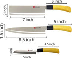 3 Pcs Ying Guns Japanese Knife Set – Premium Stainless Steel