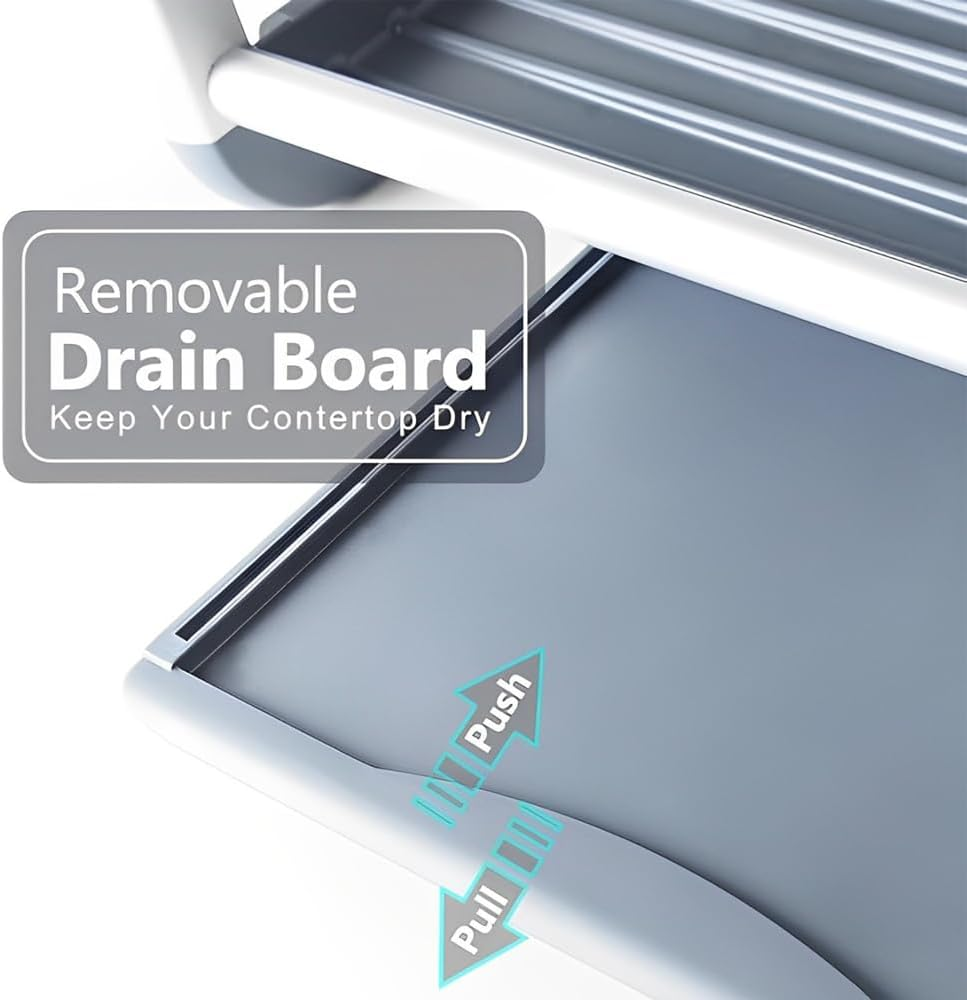 Aluminum 3-Layer Dish Drying Rack - My Store