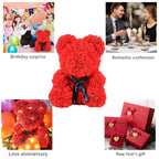 Rose Teddy Bear – Everlasting Love Gift