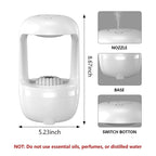 Water Droplets Air Humidifier, Cool Mist Maker, Led Display Anti-Gravity Humidifier