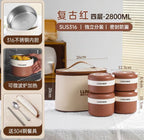 Thermal Insulated Stackable Lunch Box Set - My Store