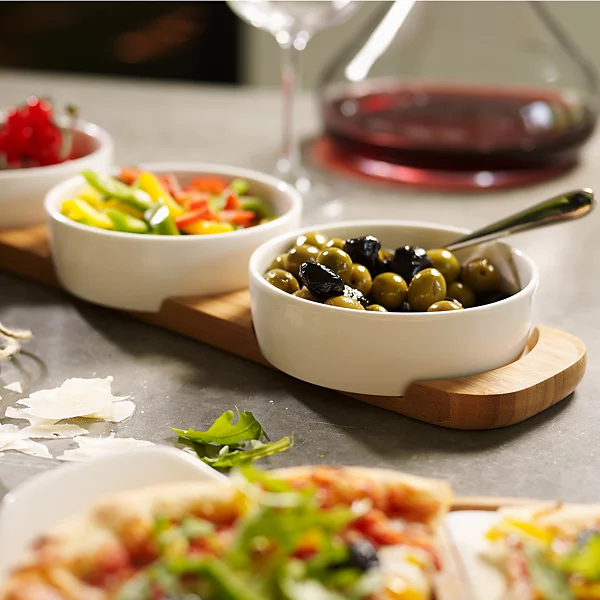 Danny Home Pizza Passion Topping Platter Set 4Pcs