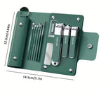 10pcs Deluxe Manicure & Pedicure Set – Stainless Steel Grooming Kit - My Store