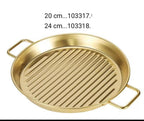 Golden Steak Style Serving Platters