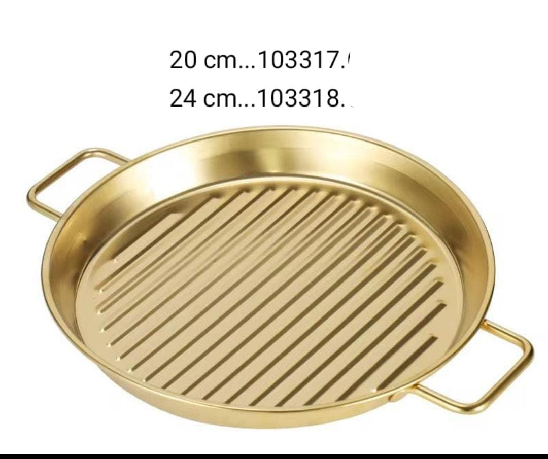 Golden Steak Style Serving Platters