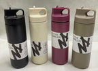 550ML Stainless Steel Tumbler Thermo Bottle with Straw