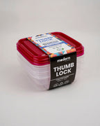 Modern Thumb Lock Container Set of 3 pcs