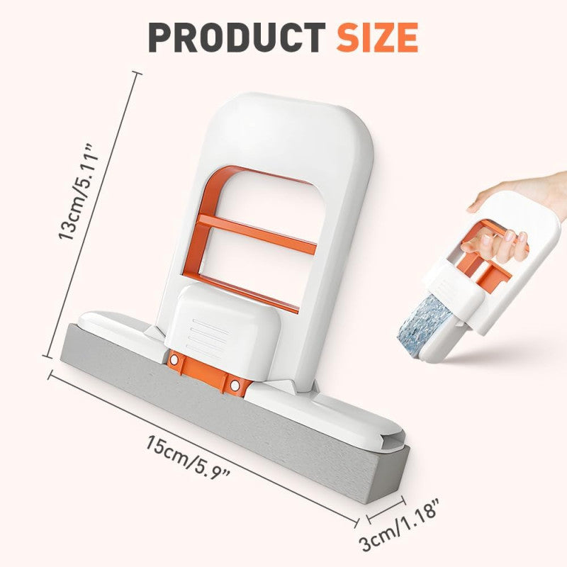 Mini Foldable Self-Squeezing Desktop Mop – Portable Cleaner - My Store