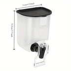 ClearView Wall-Mounted Dispenser for Kitchen & Bathroom 800ML