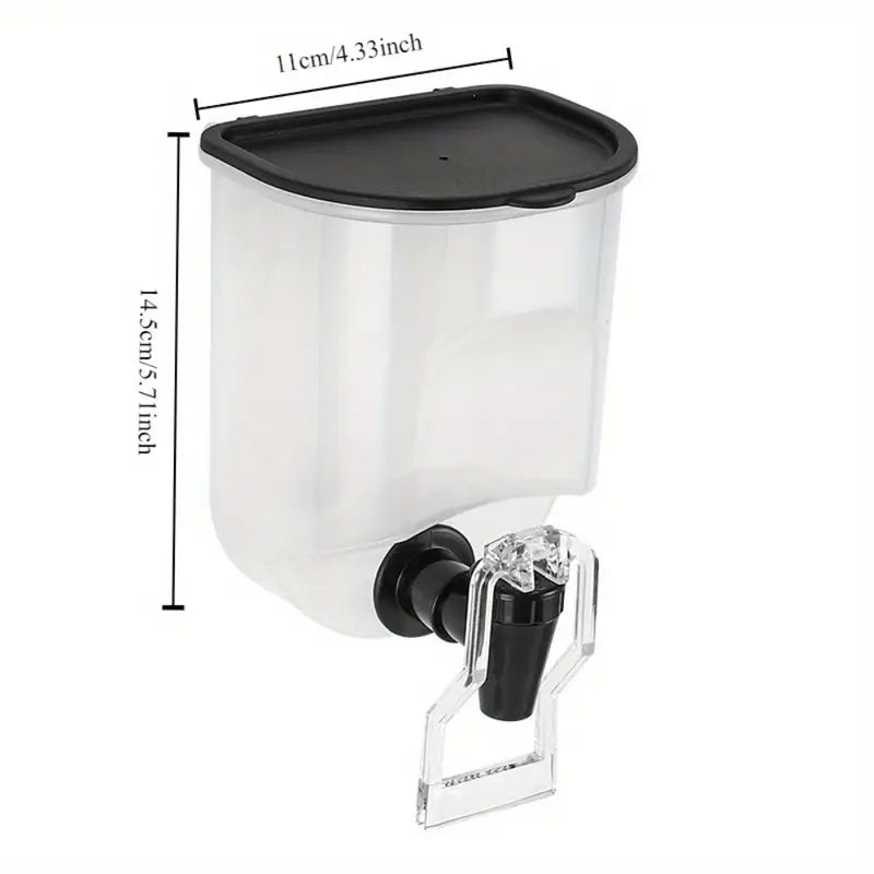 ClearView Wall-Mounted Dispenser for Kitchen & Bathroom 800ML