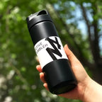 550ML Stainless Steel Tumbler Thermo Bottle with Straw