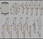 19 Piece Kitchenware Utensils & Knife Set - My Store