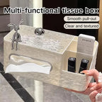 Multifunctional Decorative Tissue Box & Desktop Organizer