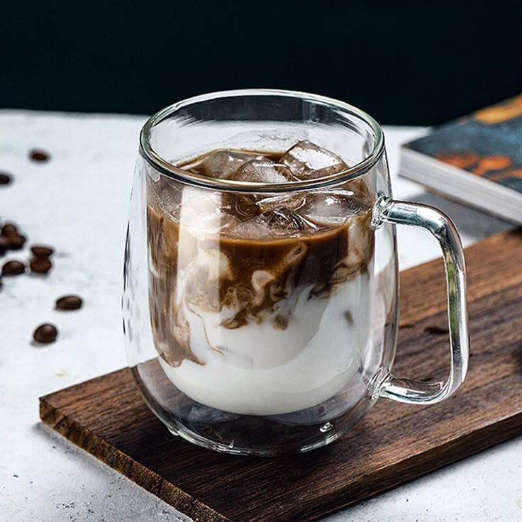 400ml Double Wall Heat-Resistant Glass Mug