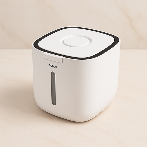 10KG One-Key Sealed Rice Dispenser & Storage Container