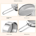 Mini Stainless Steel Flour Sieve Strainer 3 Pcs Set - My Store