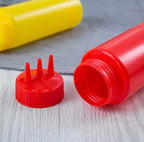 3 Nozzle Squeeze Bottle Set – 2 Pcs (450ml Each) - My Store