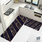 2-Piece Large Runner & Mat Set – Elegant Napa Leather Finish with Anti-Slip Base - My Store