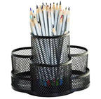 360 Degree Rotating Pen Holder, Rotating Desktop Organizer, Mesh Desk Box Pencil Case