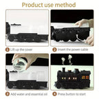 Retro Train Humidifier With Light