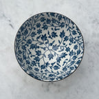 6-Piece Blue & White Ceramic Bowl Set