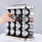 Premium Vertical Spice Rack Organizer (12-Jar / 16-Jar Set)