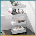 4-Tier Rolling Storage Cart (Slim & Extra-Wide)