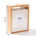 Premium Bamboo & Acrylic Airtight Storage Containers
