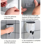 ClearView Wall-Mounted Dispenser for Kitchen & Bathroom 800ML