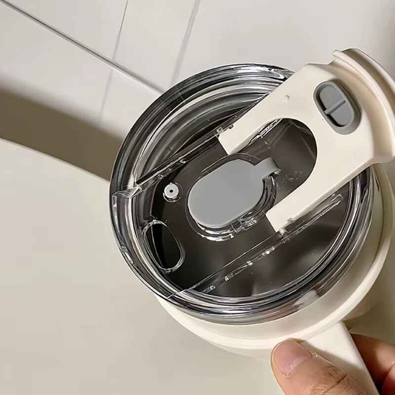 Sitarayuri Coffee Stainless Steel Vacuum Insulated Tumbler With Lid, Straw & Handle