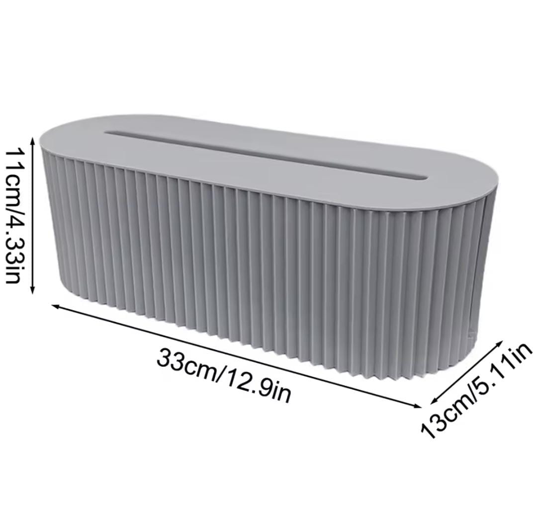 Nordic Cable Management Box – Minimalist Wire Organizer