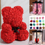 Rose Teddy Bear – Everlasting Love Gift