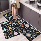 2-Piece Extra Large Runner & Mat Set – Napa Leather Finish with Anti-Slip Base - My Store