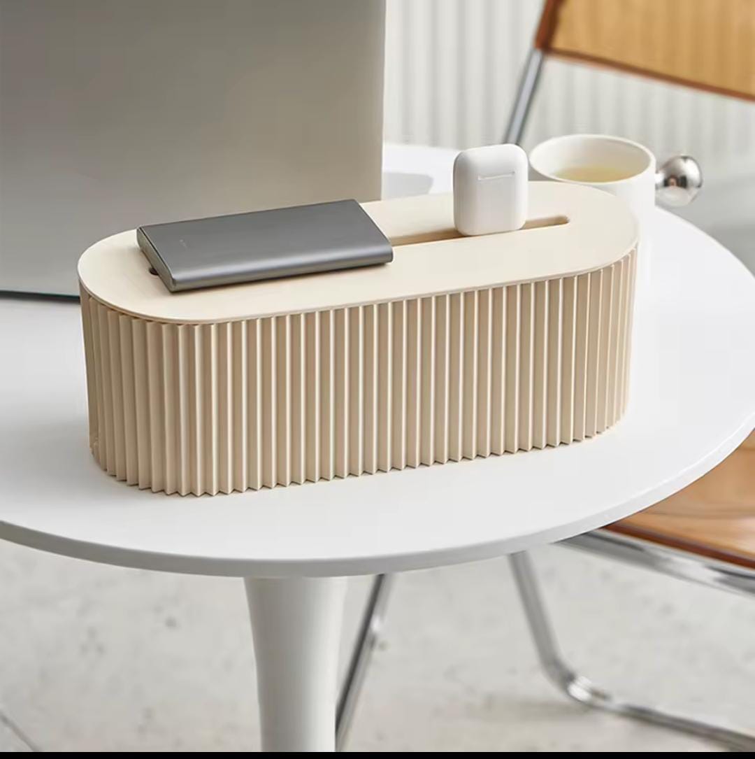 Nordic Cable Management Box – Minimalist Wire Organizer