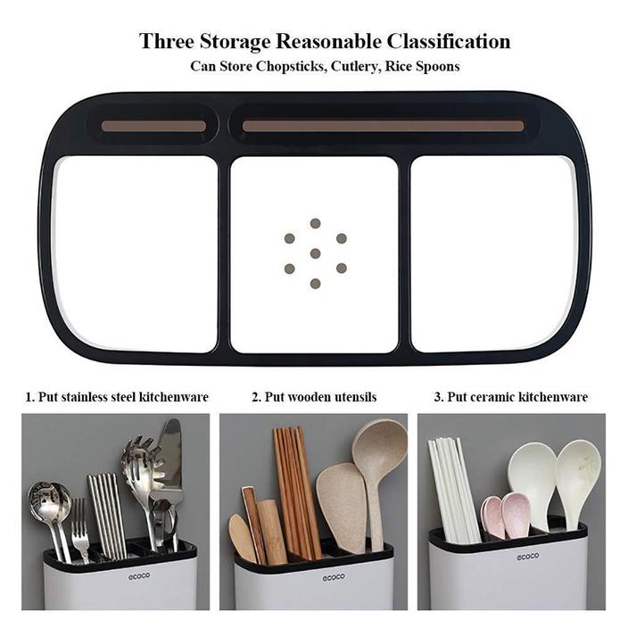 Ecoco Multi-Function Cutlery Drying Rack - My Store