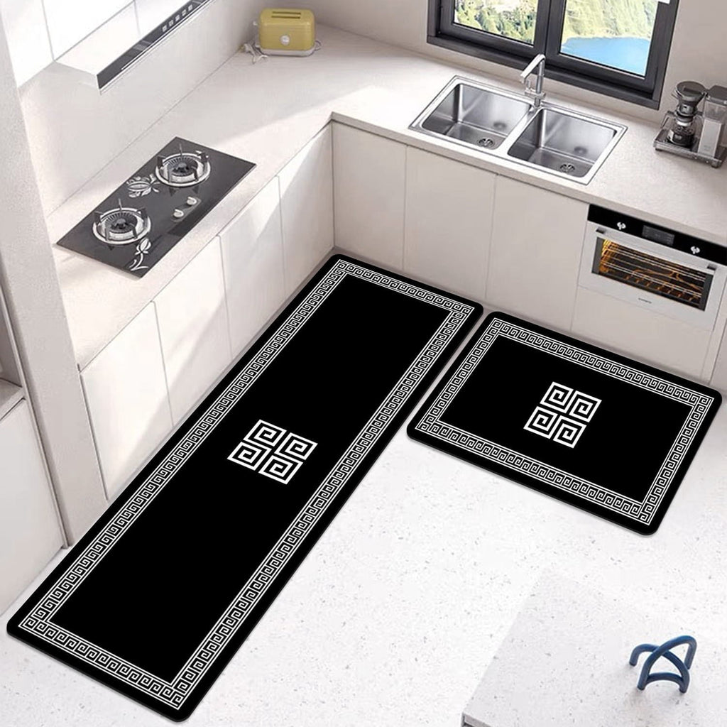 2-Piece Extra Large Runner & Mat Set – Napa Leather Finish with Anti-Slip Base - My Store