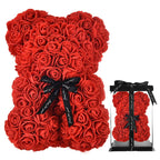 Rose Teddy Bear – Everlasting Love Gift