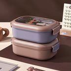 2 Compartments Stainless Steel Lunch Box - My Store