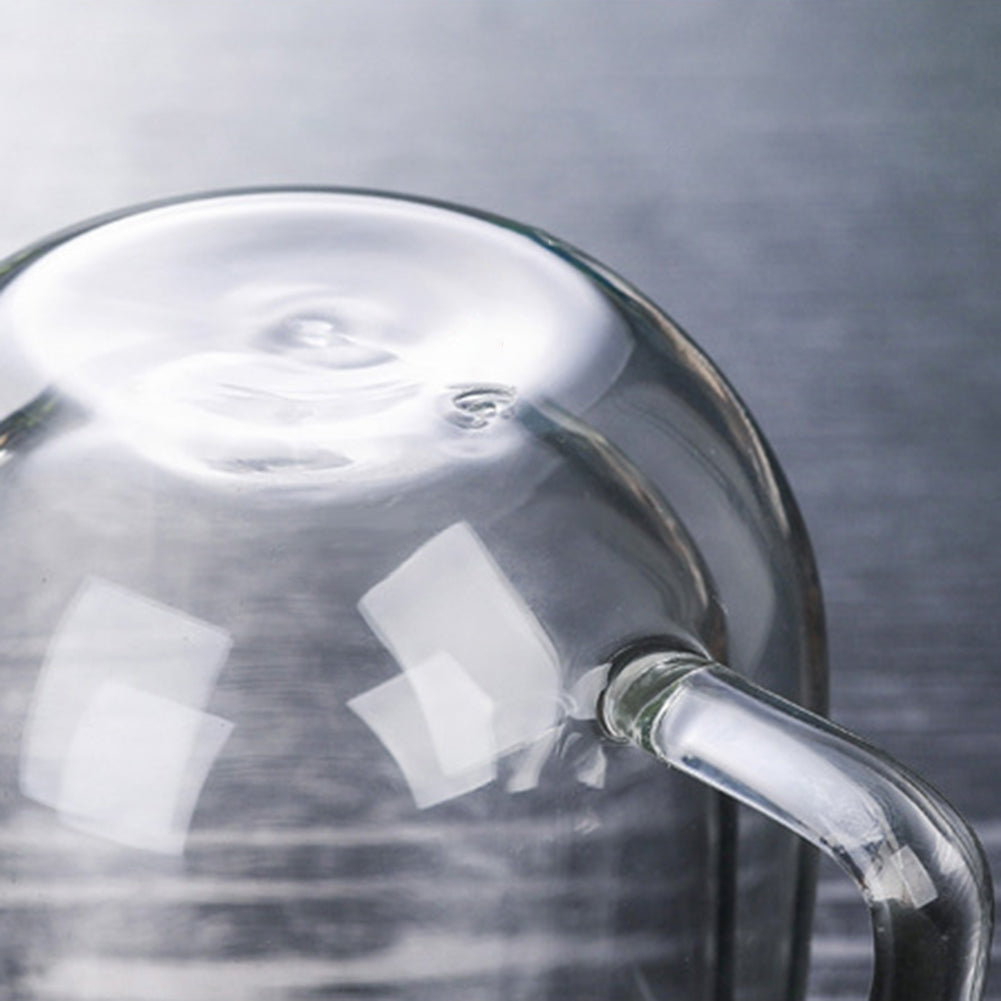 400ml Double Wall Heat-Resistant Glass Mug